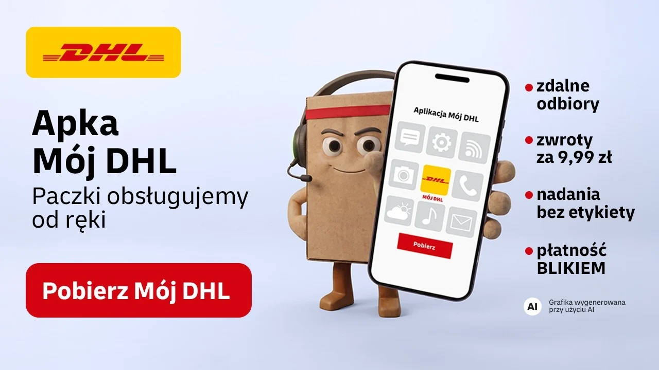 Film: zalety apki Mój DHL