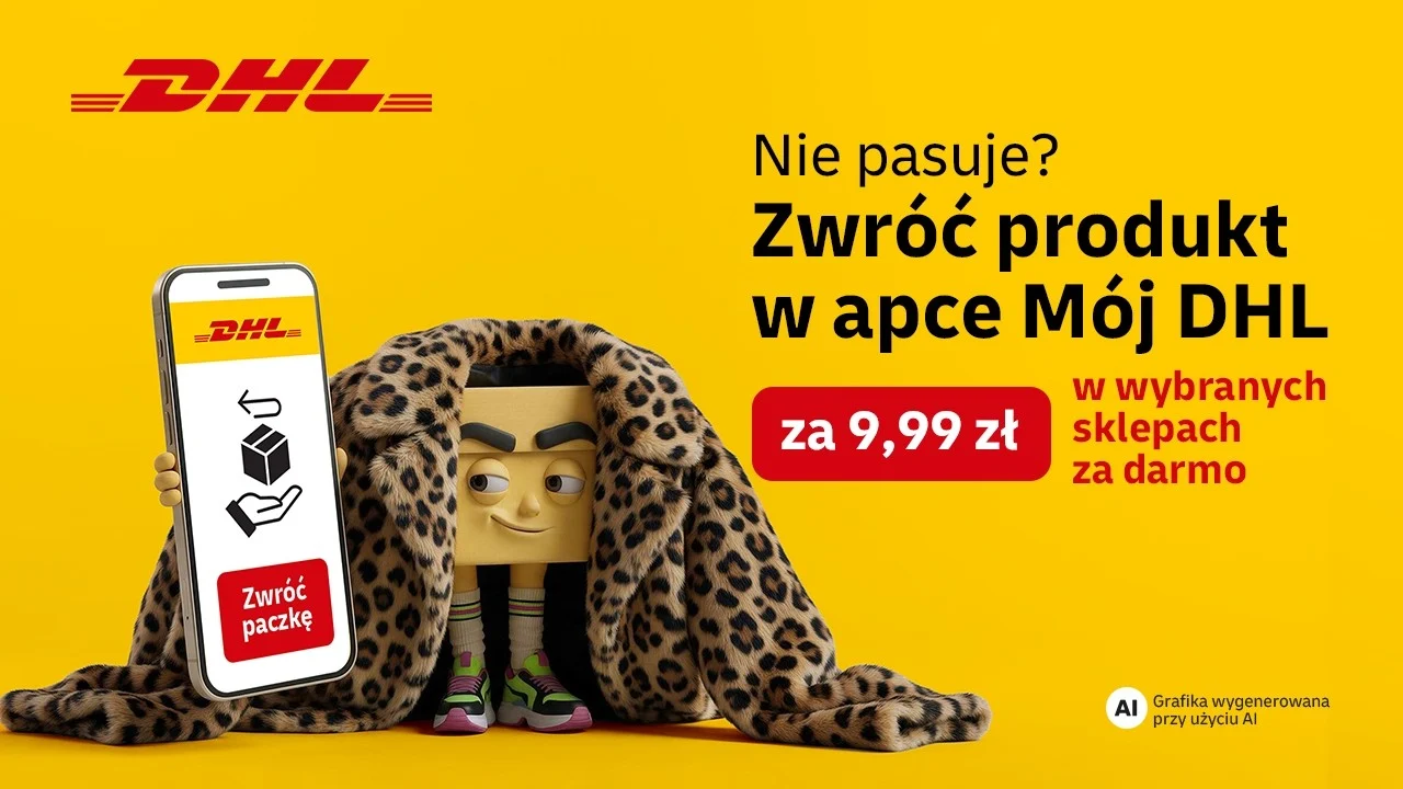 Film: zwróć produkt w apce Mój DHL